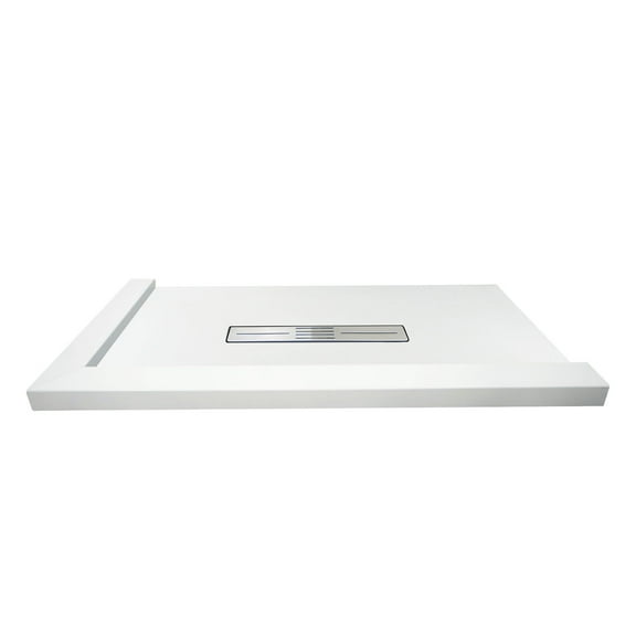 Transolid Fzsdt6336c 63" X 36-1/2" Rectangular Shower Base - White