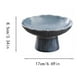 thumbnail image 3 of Pedestal de cuenco de frutas de cerámica | Tazón de postre para helado, aceitunas, acompañamientos | Centro de mesa para decoración de cocina | Cesta de almacenamiento multiusos | Compartimentos, 3 of 3
