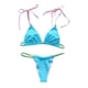 thumbnail image 4 of Mujeres vendaje sólido sexy bikini push-up acolchado traje de baño traje de baño conjunto de ropa de playa Fridja nalpqowj23548, 4 of 8