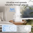 thumbnail image 4 of Dreo Humidificadores para recámara, relleno superior de 4 litros para habitación grande, tiempo de funcionamiento de 36 horas, humidificador de aire silencioso de gran tamaño de 28 dB, para guardería, 4 of 5