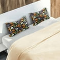 thumbnail image 7 of Coolnut Halloween Pumpkin Satin Pillowcase for Hair and Skin Silk Pillowcase, Standard Size(20x26 inches) - Slip Cooling Satin Pillow Covers with Envelope Closure（854） Home Decor Gifts, 7 of 7