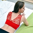 thumbnail image 5 of Chaleco interior deportivo sin tirantes de seda roja para mujer, talla grande, 40,00 kg-100,00 kg, 5 of 5