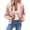 Pink, variant on Women's Solid Color Splicing Thin Fashion Jacket Casual Jacket Top for Versatile Layering and Fall Seasons,Gold,XS