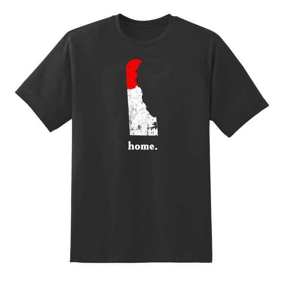 DE Map Delaware Home State Love Delaware Home Design T Shirt Black,XL