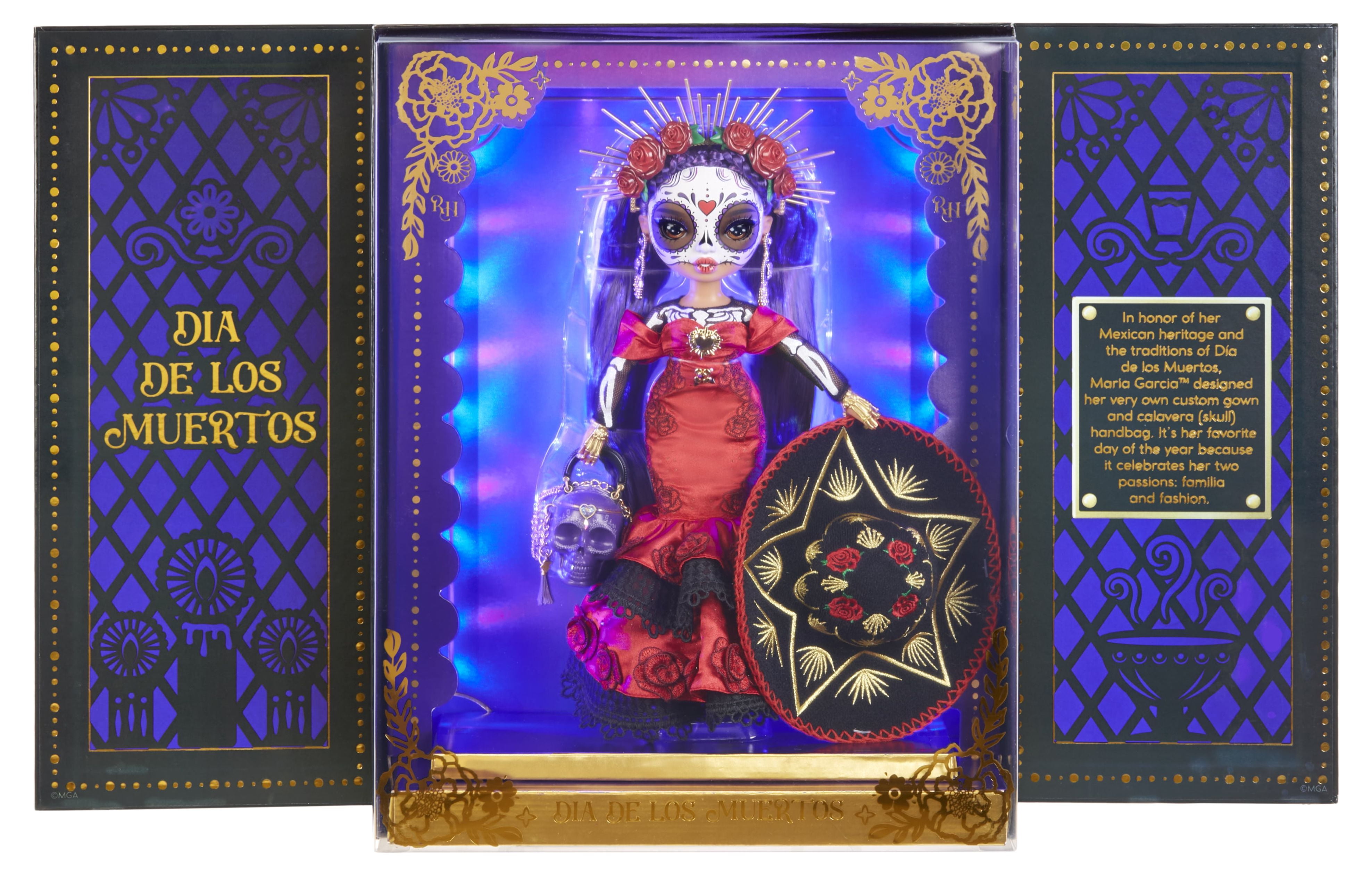 Rainbow High 2022 Celebration Edition Maria Garcia Día De Los Muertos Collector Fashion Doll, Ages 4 & up