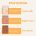 thumbnail image 4 of Mini Bag Sealer 2025 Upgrade Handheld Heat Vacuum Sealer 2 In 1 Bag Sealer And Cutter USB Rechargeable Mini Sealing Machine Heat Seal Tool For Plastic Bags Snack Bags, Brown, 4 of 4
