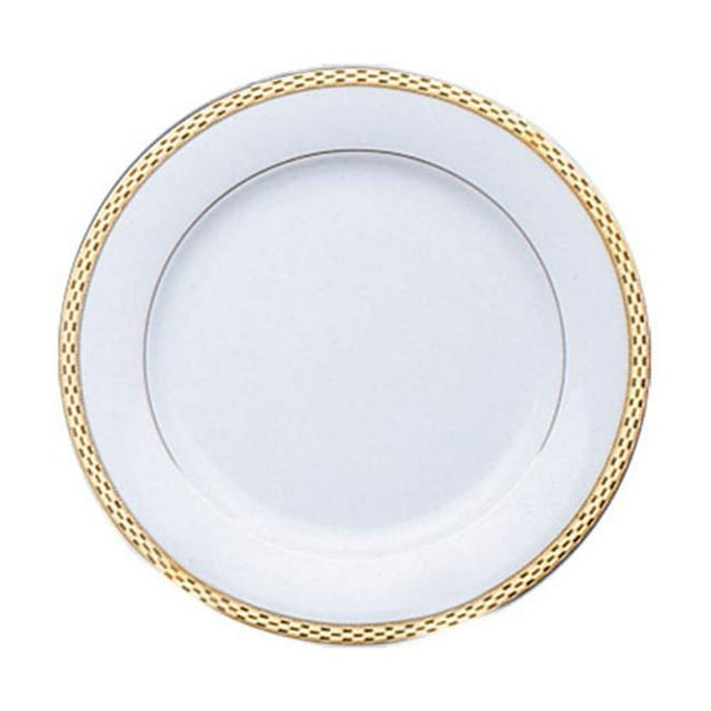 Ten Strawberry Street Athens Gold 10 Inch Dinner- Set of 6