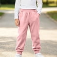 thumbnail image 2 of Atogsazn Kids Boys Cotton Jogger Sweatpants Childrens Casual Athletic Cotton Elastic Waist Sweatpant Trouser Pink 12-18 Months Fashion, 2 of 8