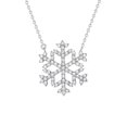 thumbnail image 2 of Collier Flocon de Neige Pierre Précieuse Bijoux Féminins Collier Flocon de Neige, 2 of 9