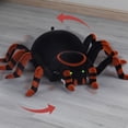 thumbnail image 7 of Remote Control Tarantula Halloween Decor with Realistic Crawling and Climbing Action, Rechargeable Electronic Spider Toy with LED Eyes for Indoor Wall and Floor Scares for Haunted House Pranks, 7 of 7