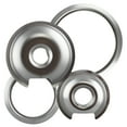 thumbnail image 3 of Range Kleen 1056R68GE4X Style D Chrome Drip Pans & Trim Rings, 1 Small and 1 Large Each, 4 Pk, 3 of 7