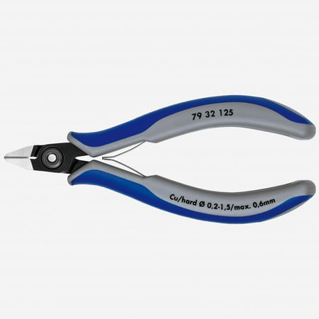 UPC: 0843221013769 | Knipex Precision Electronics Diagonal Cutters Pointed Head w/ Very Small Bevel – MultiGrip
