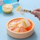 thumbnail image 4 of Cubitera de silicona con tapa en forma de naranja con 8 compartimentos, frigorífico St. BPA, para refrescos, zumos de leche, cócteles y bebidas. Sailing Electrónica, 4 of 4