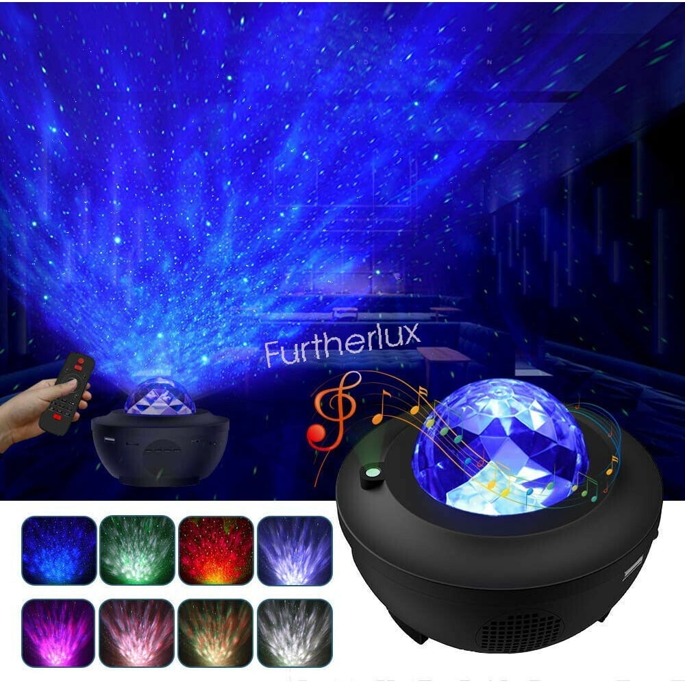Ocean Wave Projector, Night Light Lamp with Adjustable Lightness Remote
