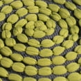 thumbnail image 3 of Afuera Living Outdoor Handcrafted Fabric Cylinder Pouf Ottoman in Green, 3 of 6