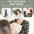 thumbnail image 5 of Funda para carrito de compras para bebé – Funda para silla alta para restaurante 7 en 1 plegable y transportable acolchada de algodón, funda para carrito de comestibles para niños pequeños – Hamaca pa, 5 of 5