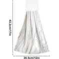 thumbnail image 3 of SKYSONIC 2 PCS 2 PCS Microfiber Hand Towels, Gray Marble Canvas Gold Texture Soft Absorbent Kitchen Hand Towels with Loop, Quick Dry Microfiber Cleaning Cloths Bath Hand Towels, 12"x17", 3 of 6