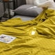 thumbnail image 4 of Manta de Algodón para Cama Individual | Manta Térmica Suave y Transpirable para Todas Las Estaciones, 198 X 140 Cm | Ropa de Cama Ligera y Acogedora para Dormitorio, Sala de Estar, Dormitorio, Hogar, 4 of 6