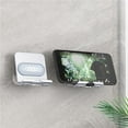 thumbnail image 2 of maskred Universal Wall Mobile Phone Holder Adhesive Phone Charging Bracket Stand Shelf Mount Support For Mobile Phone Tablet No.1, 2 of 6