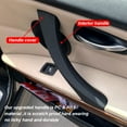 thumbnail image 5 of Partscollect 6 pcs Inner Door Panel Handle Pull Interior Trim Cover Compatible for BMW 3 Series E90 E91 E92 E93 2006-2012 323i 325i 328i 330i 335i (Black), 5 of 5