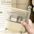 thumbnail image 1 of Caja De Almacenamiento De Escritorio Estante giratorio de almacenamiento multicapa a prueba de polvo para mesa (tres capas) beige, 1 of 7
