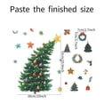 thumbnail image 4 of Christmas Tree Star Garland Kitchen Refrigerator Stickers Home Beautification Decoration Wall Stickers, 4 of 4