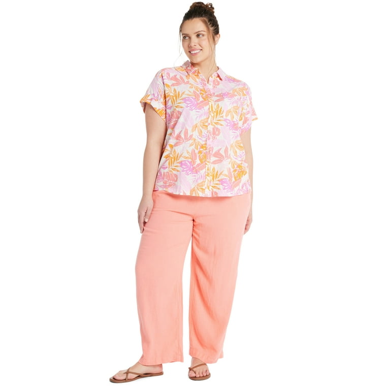 INDIGO SKY TROPICAL FLORAL NIGHTSHIRT INDIGO SKY TROPICAL FLORAL NIGHTSHIRT