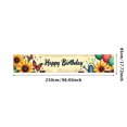 thumbnail image 3 of LUUFILx Happy Birthday Banner with Pink Floral and Origami Elements Party Backdrop Background Decors for Birthday Party Photography Props, 3 of 8