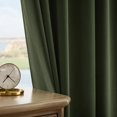 thumbnail image 4 of Cortinas Joydeco de Terciopelo Verde Oliva 260x260 cm 2 Paneles, 4 of 5