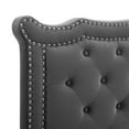 thumbnail image 4 of Modway Louisa Tufted Performance Velvet Full/Queen Headboard in Charcoal, 4 of 7