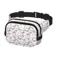 thumbnail image 2 of Disketp Alpacas and Hearts Riñonera de Doble Capa, Bolsa de Cintura Ajustable para Viajes, Correr y Senderismo, Riñonera Ligera para Hombre y Mujer, 2 of 9