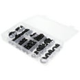 thumbnail image 2 of KAKOWELY 1 Box Durable Rubber Grommets for Machine Use Black Color Small and Practical,1.02"X0.71"X0.2", 2 of 5