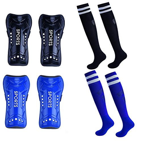 cGy Soccer Shin Guards, 2 Pair Youth Soccer Shin Pads, Breathable and ...