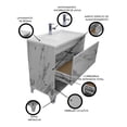 thumbnail image 4 of Gabinete De Baño Con Lavabo, Llave y Cajon Minimalista HIMALAYA, 4 of 6