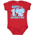 thumbnail image 3 of Inktastic Happy First Mothers Day with Elephant Boys or Girls Baby Bodysuit, 3 of 5