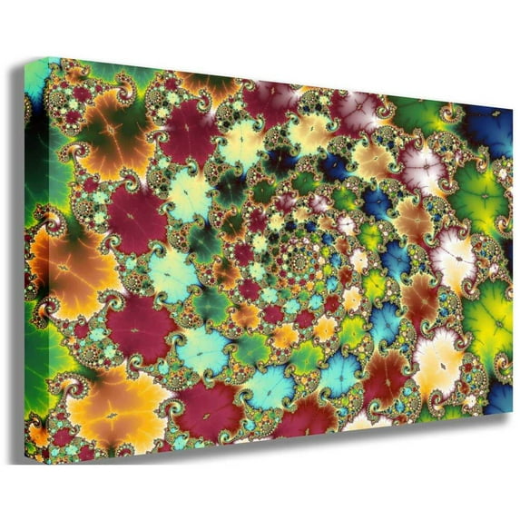 Backlund "Fractal Cells" Canvas Print