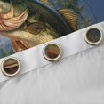 thumbnail image 4 of Manfei Bass Fish Blackout Curtains Set of 2 (38x54 Each),Fishing Hunting Curtains and Drapes,Lodge Cabin Living Room Curtains,Rustic Bedroom Decoration, 4 of 6
