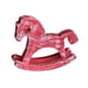 thumbnail image 3 of Caballito de madera de madera decorativo, de colección, artesanal, para decoración, pieza de exhibición. Rojo, 3 of 9