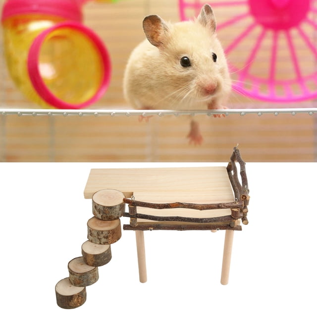 Hamster Climbing Platform,Hamster Climbing Platform Multipurpose Wooden Hamster Playing Activity Platform Hamster Activity Playground Climb Platform Class Leading Features