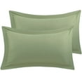 thumbnail image 1 of Unique Bargains Pillowcases Soft 1800 Microfiber Pillow Shams No Zipper 2pcs, 1 of 9