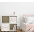 thumbnail image 4 of Boho Fringe White and Pink Tufted Fabric Storage Bin (Set of 2) by Sweet Jojo Designs, 4 of 4