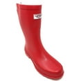thumbnail image 5 of Forever Young Women's Solid Color With Back Mock Zipper Rain Boots, 5 of 6