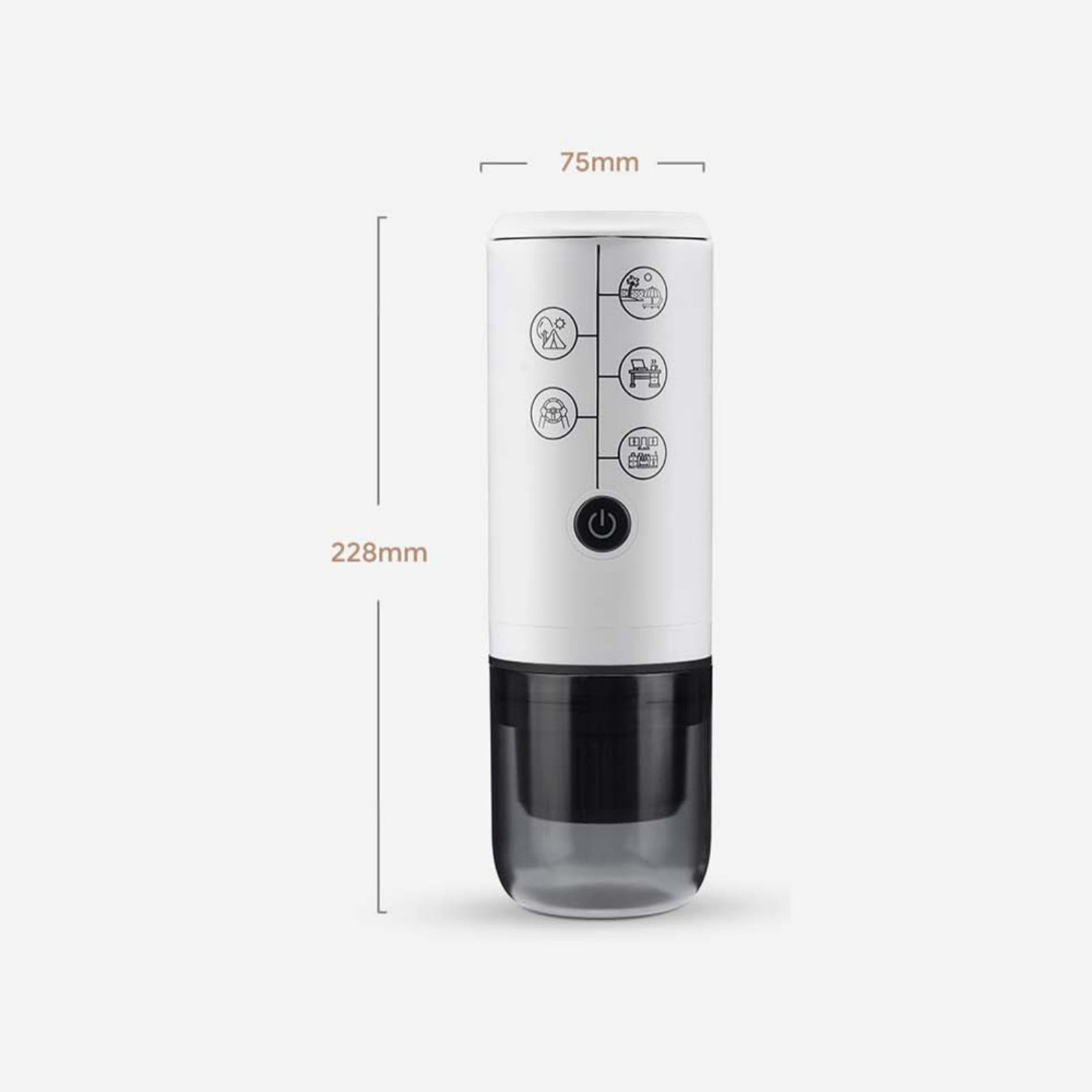 Efficient Espresso Brewer Portable Espresso Maker Electric Coffee Maker Suitable for Safe and Coffee