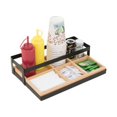 thumbnail image 2 of Vertiflex Tabletop Condiment Caddy 6 Compartment(s) - 3.3" Height x 14" Width9.5" Length - Tabletop - Black, Brown - 1Each, 2 of 4