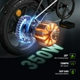thumbnail image 5 of COLORWAY BK35M 16" Foldable Electric Bike for Adults, 350W Lightweight Commuter E-Bike, 37 Miles Range, Quick-Fold Portable Design, Aluminum Frame, UL2849 Certified, 5 of 10