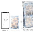 thumbnail image 7 of LotFancy 16 Packs 45 Gram Silica Gel Packets, Indicating Desiccant Packets, 7 of 7