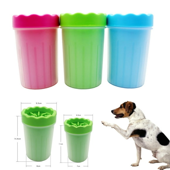 Amdohai Pet foot cup dogs cats cleaning washer soft rubber brush paws washing tool