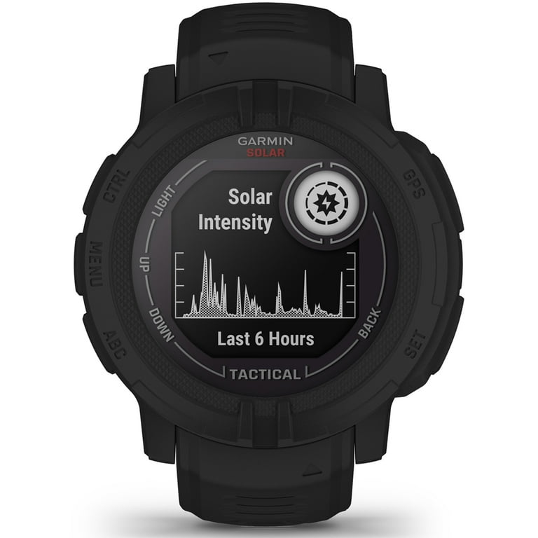 Garmin Instinct 2 Solar Tactical GPS Watch, Black with Deco Garmin Instinct 2 Solar Tactical GPS Watch, Black with Deco