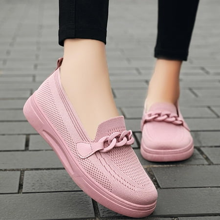 

Tuobarr Womens Flat Shoes Dressy Women s Round Toe Flat Mesh Flats Shoes Comfortable Dress Shoes Walking Flats Classic Pink