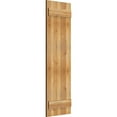 thumbnail image 2 of 16 1/8"W X 52"H Timbercraft Three 5 3/8" Boards Joined Board-N-Batten Shutters, Rough Sawn Western Red Cedar (Per Pair), 2 of 13